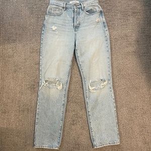 PacSun Eco Light Blue Distressed Dad Jeans